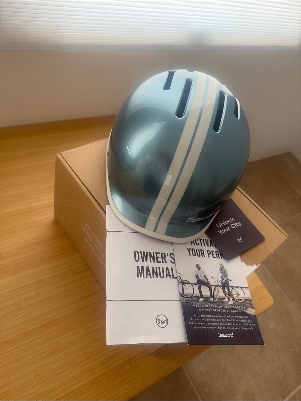 🚴‍♀️ 🚴‍♀️ Thousand Heritage 2.0 Pelham Blue Unisex Bike Helmet
